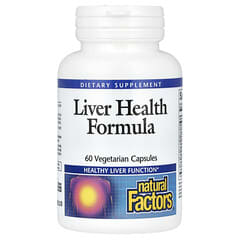 Natural Factors, Liver Health Formula, 60 Vegetarian Capsules