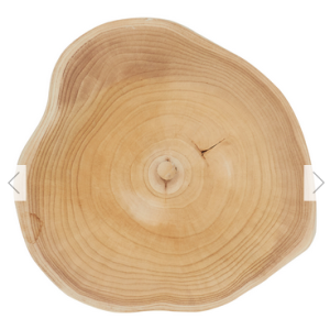 Wooden Slice Centrepiece 42cm
